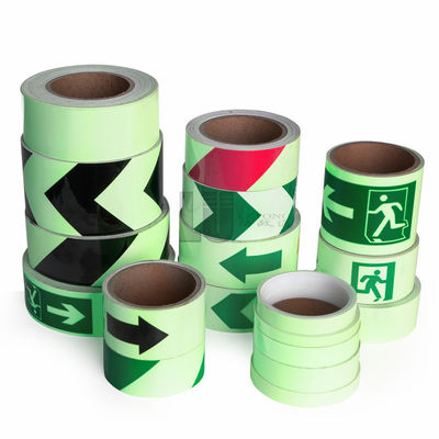 Silk Screen Printing 48 Inch Photoluminescent Film Luminous Sheet Glow In The Dark Sticker Vinyl