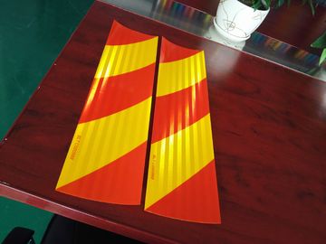 天候耐性 赤と黄色 車両反射テープ パッケージ 1巻/箱