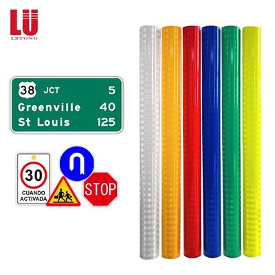 ASTM D4956 Type IV High Intensity Prismatic Reflective Sheeting HIP Micro Prismatic Reflective Film for Road Safety Signs