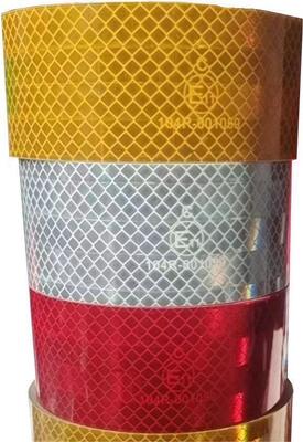 5 センチメートル * 50 メートル RTLITE メタライズド超粘着 ECE 104R 安全警告ステッカー反射テープ大型トラック用