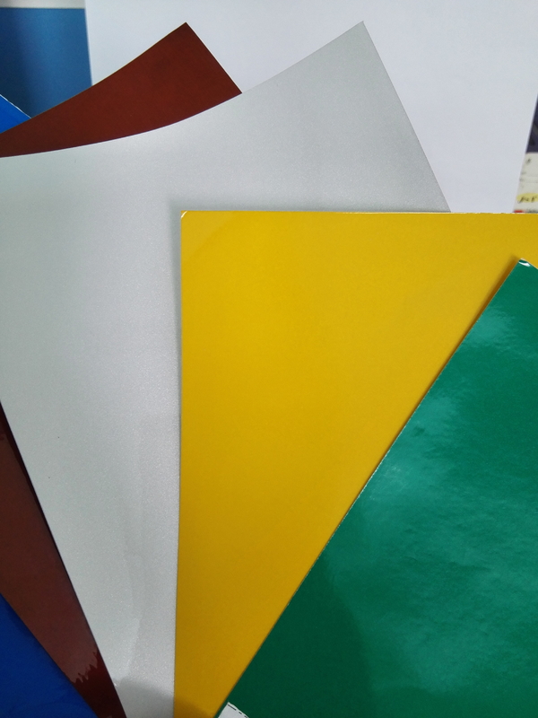 広告 反射型ガラスシート 赤 白 黄色 青 3-5年保証