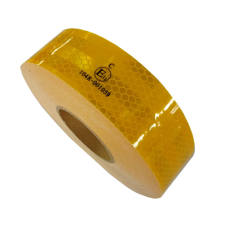 50mm*45.72m サイズ 黄色のコンスペクトティテープ 反射ステッカー 3 - 5年 耐久性
