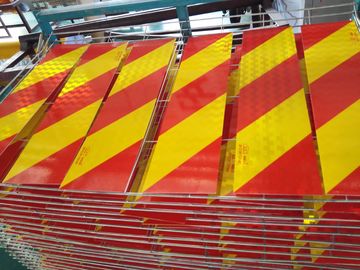 PET High Reflectivity  Reflective Vinyl Film  EGP For Red Diamond Road Sign
