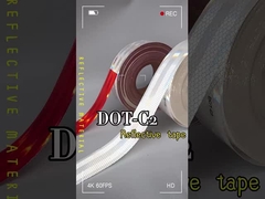 アレッシブ 防水 レトロ トラック DOT C2 交通安全のための赤と白の反射テープ