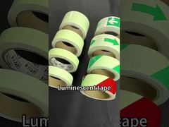 時計: 1.24 メートル * 45.7 メートルの高輝度長方形 PET/PVC 素材が暗闇で光るビニール ショーケース